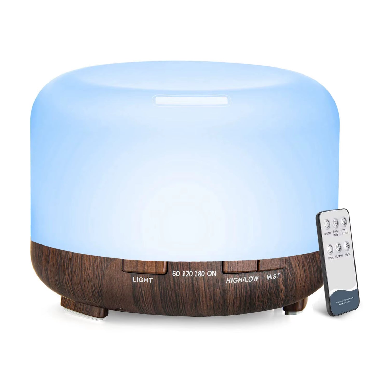500ML Aromatherapy Oil Diffuser, Auto Shut off (When Water Runs Out) Essential Oil Aroma Diffuser Humidifier for Home Office